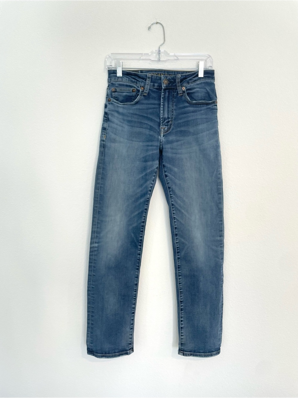 Men's Relaxed Straight Means 28x32 Blue Jeans